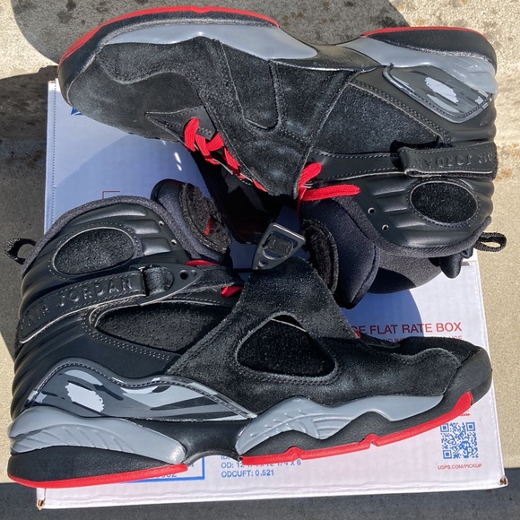 Air AJ Jordan Retro 8 "Bred-Black Cement" - Picture 2 of 11